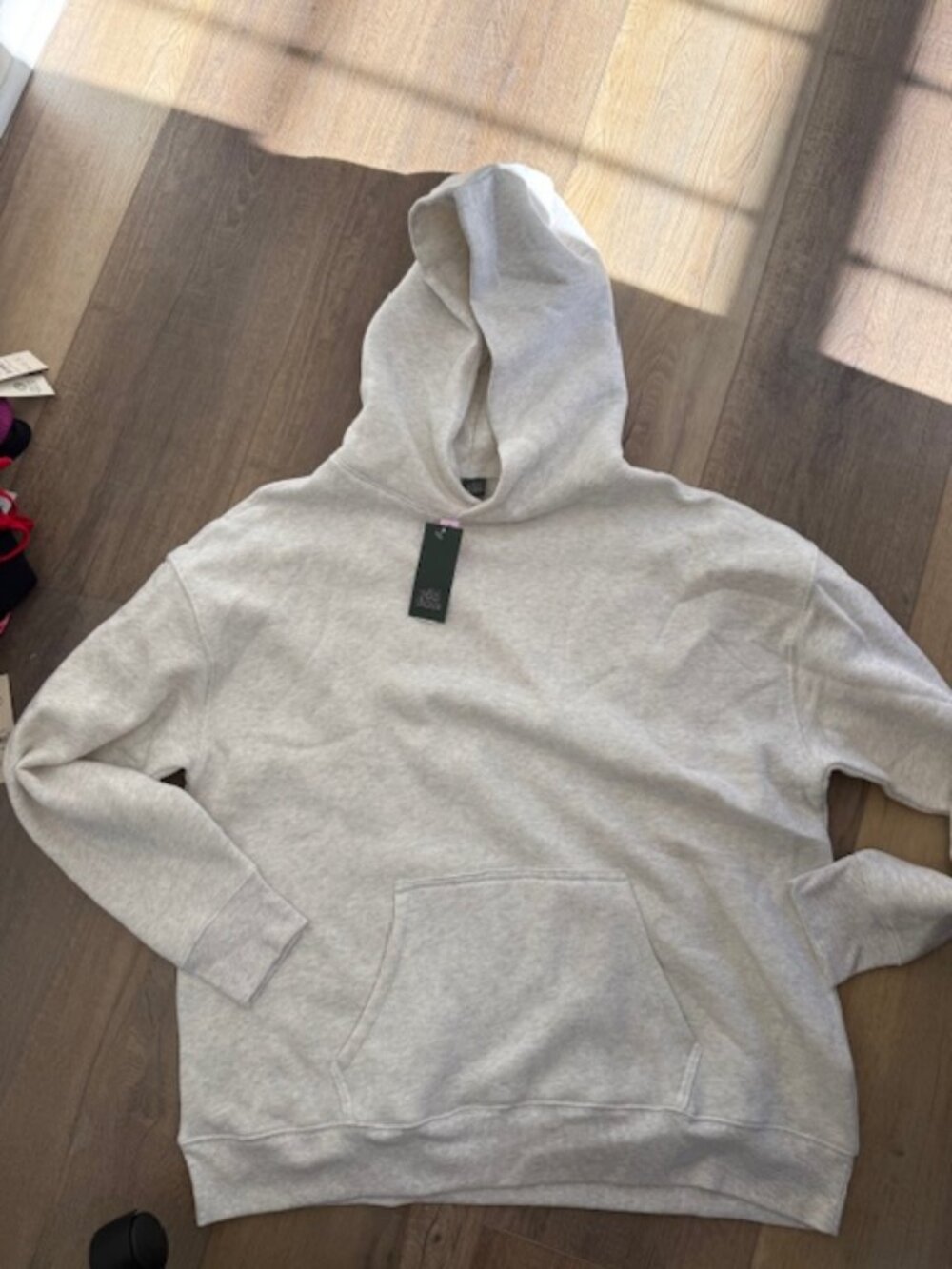 NEW Wild Fable Grey Relaxed Oversized Hoodie L